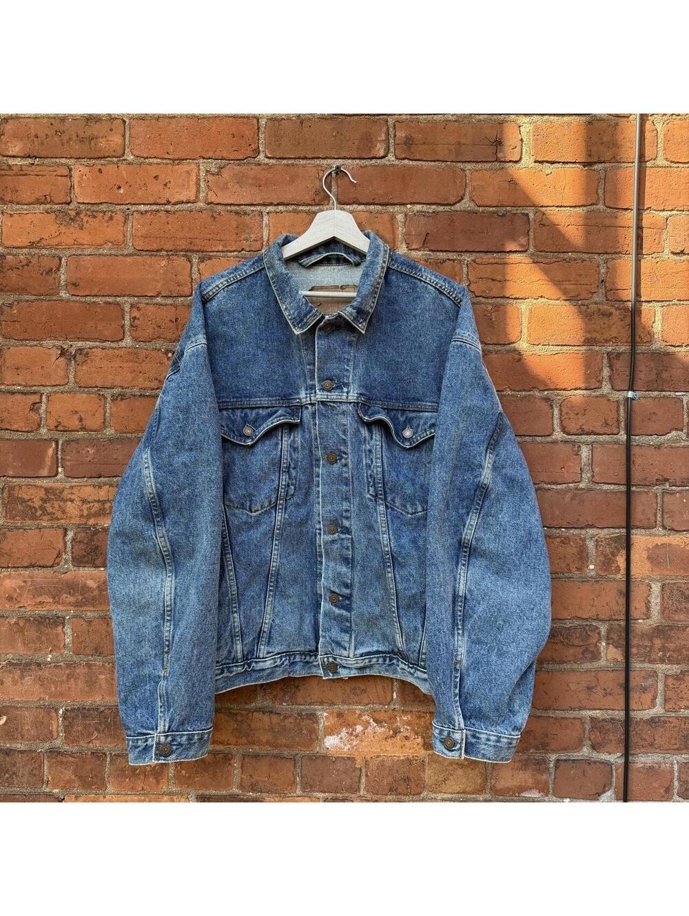 vintage Levi’s western back jean jacket 90s XL